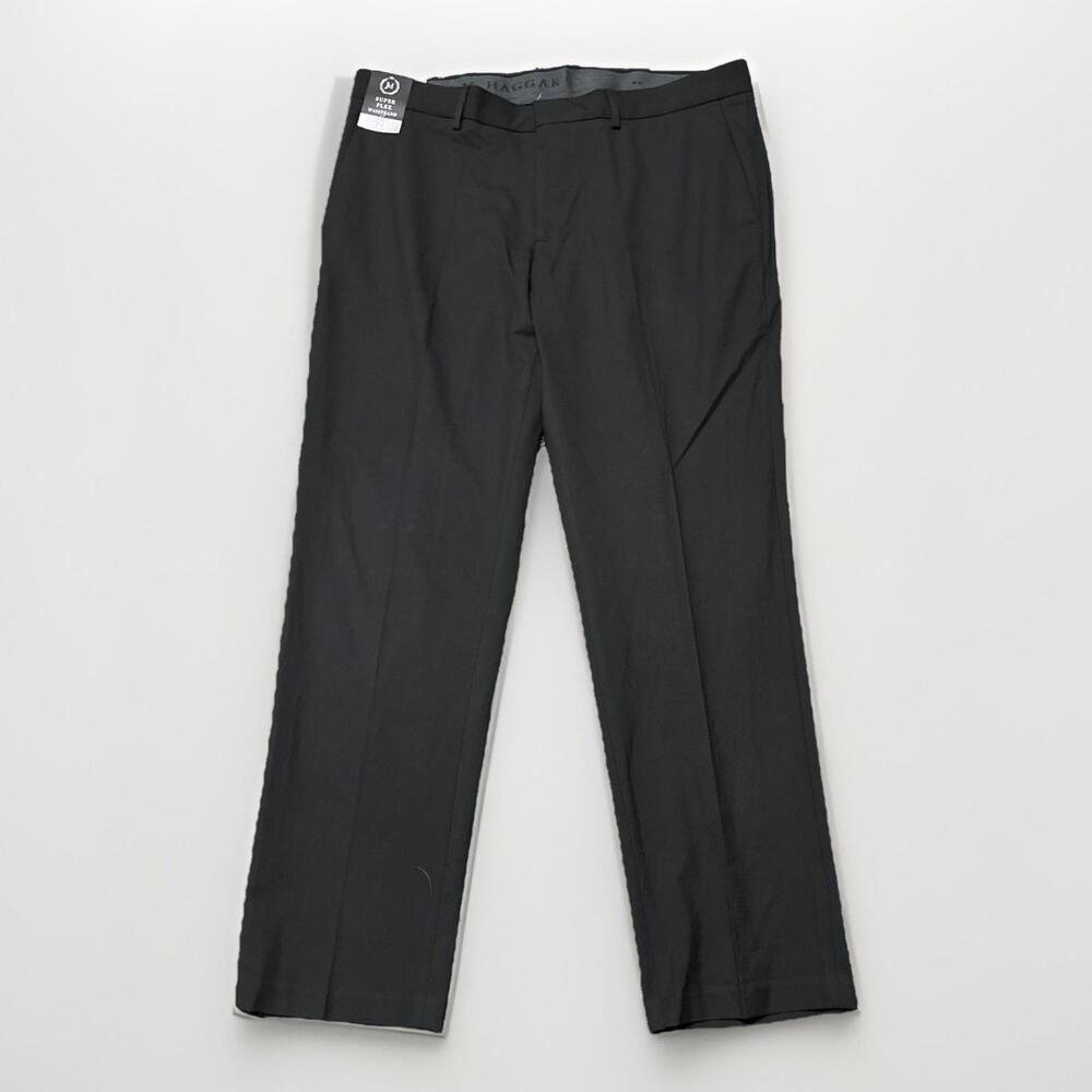 Haggar Men's Black Pants